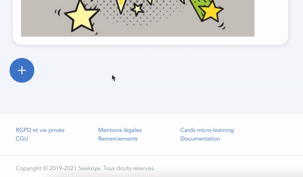 video dans Cards micro-learning avec Youtube